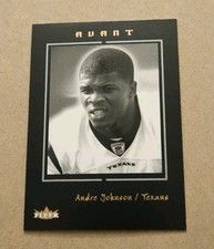 Andre Johnson - 2003 Fleer Avant - BLACK - #ed 190/199 - ROOKIE - Houston Texans