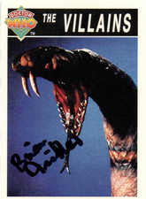 Doctor Who Trading Card Cornerstone #314 Signed by BRIAN MILLER