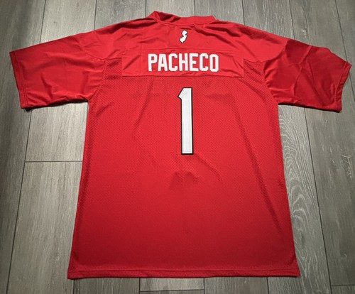 Adidas Isiah Pacheco Rutgers #1 Trikot. Herren XL. Rot. Selten. NCAA. - Bild 2 von 10