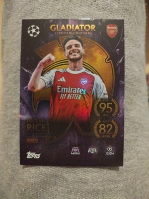 Gladiator Declan Rice Topps Match Attax 2025/2026 Limited Edition 25/26 #GLE 10