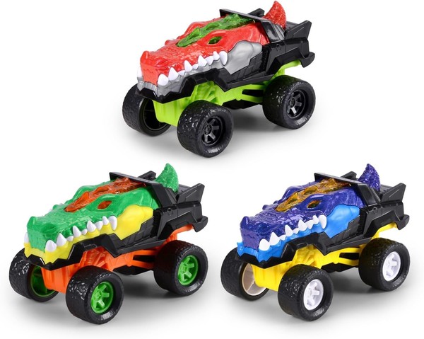 Dickie Toys Metal Monster Gator Krokodil Monstertruck RüCkzug 15 Cm-image