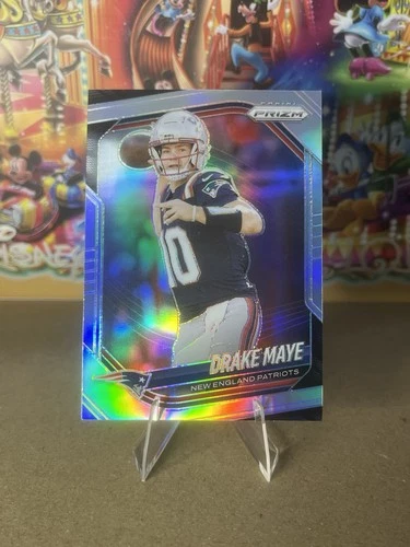2025 Panini Prizm Drake Maye Silver Prizm #165 - New England Patriots