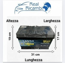 BATTERIA 100AH 900A 12V C/OCCHIO MAGICO SMF L4 = FIAMM 90Ah 95Ah 100Ah