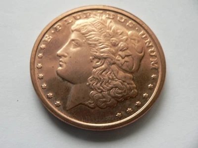 1 Unze 999 Kupfer Dollar ST - Bild 1 von 2