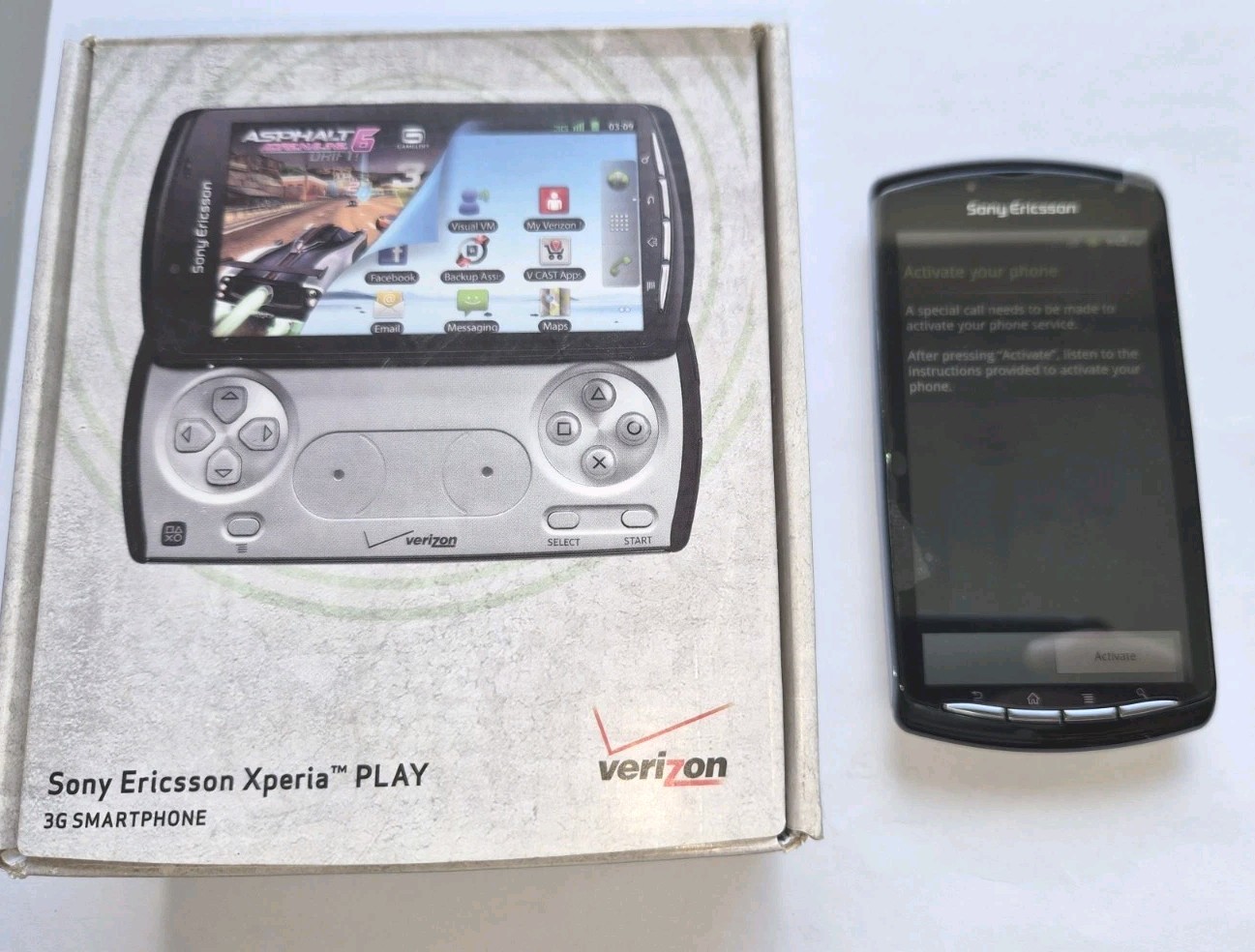 Sony Ericsson Xperia Play R800x RARE Smartphone w/Battery fo