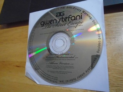 RARE PROMO Gwen Stefani CD Sweet Escape MIXES AKON hip hop r&b pop NO DOUBT 2007