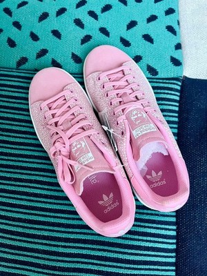 adidas Originals Stan Smith Unisex Sneaker, Trendfarbe rosa Low Top, Neu&Etikett
