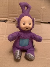 Vintage Telly Tubbies Sitting Tinky Winky Plush Toy