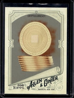 Cryptocurrency 2018 Topps Allen & Ginter #83 Silver Glossy