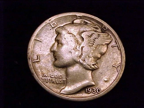 1930-S Mercury Dime, Fine Grade