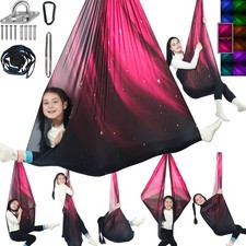 Sensory Swing for Kids Holds up to 300lbs Indoor  Outdoor Therapy Cuddle Swi...