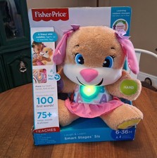 2017 Fisher-Price Laugh Learn Smart Stages Sis plush toy.