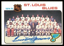 Emile Francis Autographed Signed 1975-76 Topps Card #96 St. Louis Blues