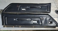 1973-76 Firebird Trans Am Original Deluxe Interior Door Panels Upper Black Pair 1973-76 Firebird Trans Am Original Deluxe Interior Door Panels Upper Black Pair