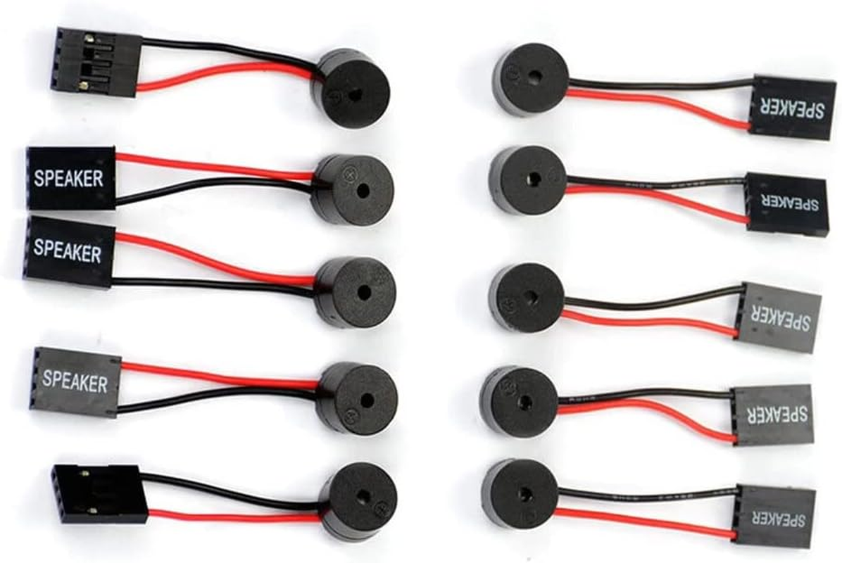 10Pcs PC Motherboard Internal Piezo Speaker BIOS Alarm Buzzer for Computer Case