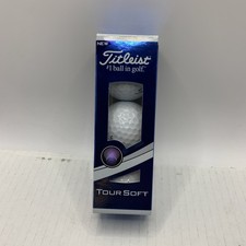 Titleist Tour Soft Golf Balls  three  White New In Box See Pics More In Store