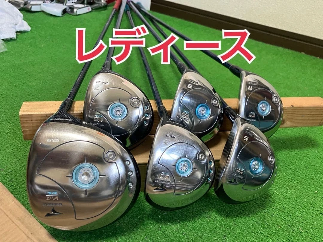 Ladies TOUR STAGE VIQ DRIVER Fairway Wood 6pcs Set Flex-L No Head Cover