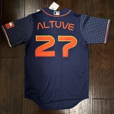 NWT Houston Astros City Connect Space City Jersey Jose Altuve Mens Small