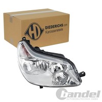 Diederichs Halogen Scheinwerfer Rechts Passend FüR CitroËN C5 | 4061182