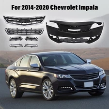 Front Bumper Cover & Grille Assembly Kit For 2014 2015-2020 Chevrolet Impala