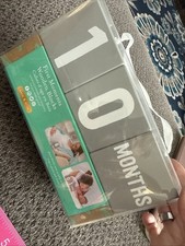 Kate  Milo Mommy, Baby Wooden Blocks Cubes Milestone Photo Props NEW