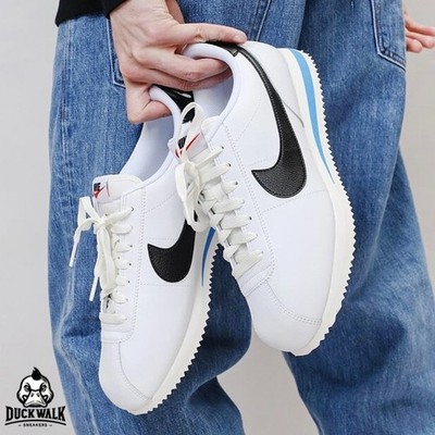 Nike Cortez '23 Shoes White Black Photo Blue DM4044-100 Men's Multi Sizes NEW