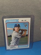 Josh Smith (RC) 2023 Topps Heritage Rookie #384 Texas Rangers