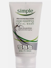 2 X Simple Regeneration Age Resisting Facial Wash Fights Premature Ageing 150ml