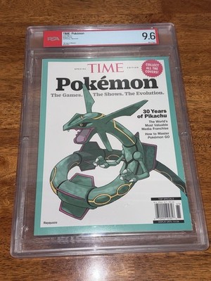 PSA 9.6 2026 TIME: Pokémon Rayquaza Cover Newsstand Special Edition