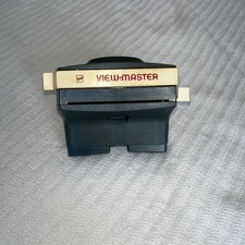 Vintage GAF Blue  White View Master Lighted Stereo Viewer Untested