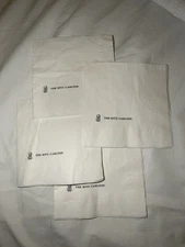 RITZ CARLTON Paper Napkin Four New Cocktail Napkin