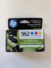 NEW HP 962 Cyan Magenta Yellow Ink Cartridges 3-Pack 3YP00AN Exp JUNE 2026