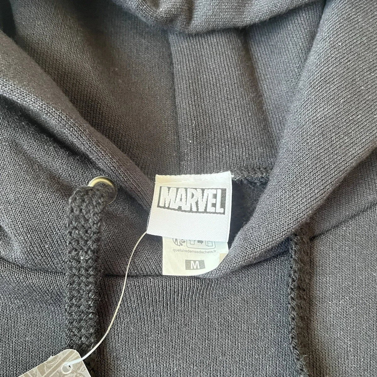 Sudadera con capucha negra con estampado de Wolverine oficial de Marvel Comics para hombre - talla mediana
