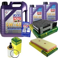Inspektionspaket 7L Liqui Moly 5W-40 FüR Mercedes SL R231 350 Glk-Klasse X204