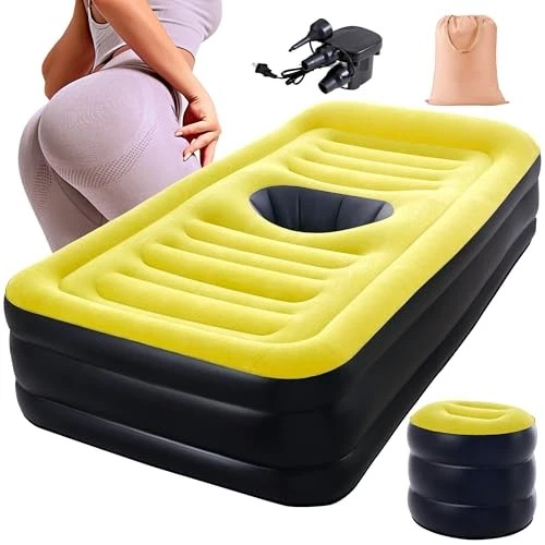 Cama BBL después de la cirugía para dormir con agujero, inflable nueva cama BBL mejorada Foto 2 de 4