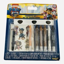 PAW Patrol The Movie Kids Cosmetic Kit Body Crayons Tattoos NIP