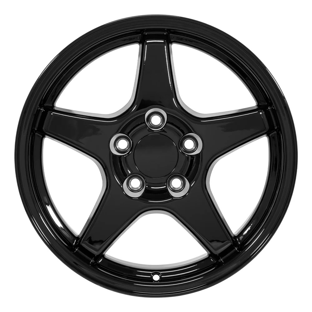 OE Wheels CV01-17095-5475-56B 17" Replica fits Chevrolet Corvette ZR1 Gloss Blk