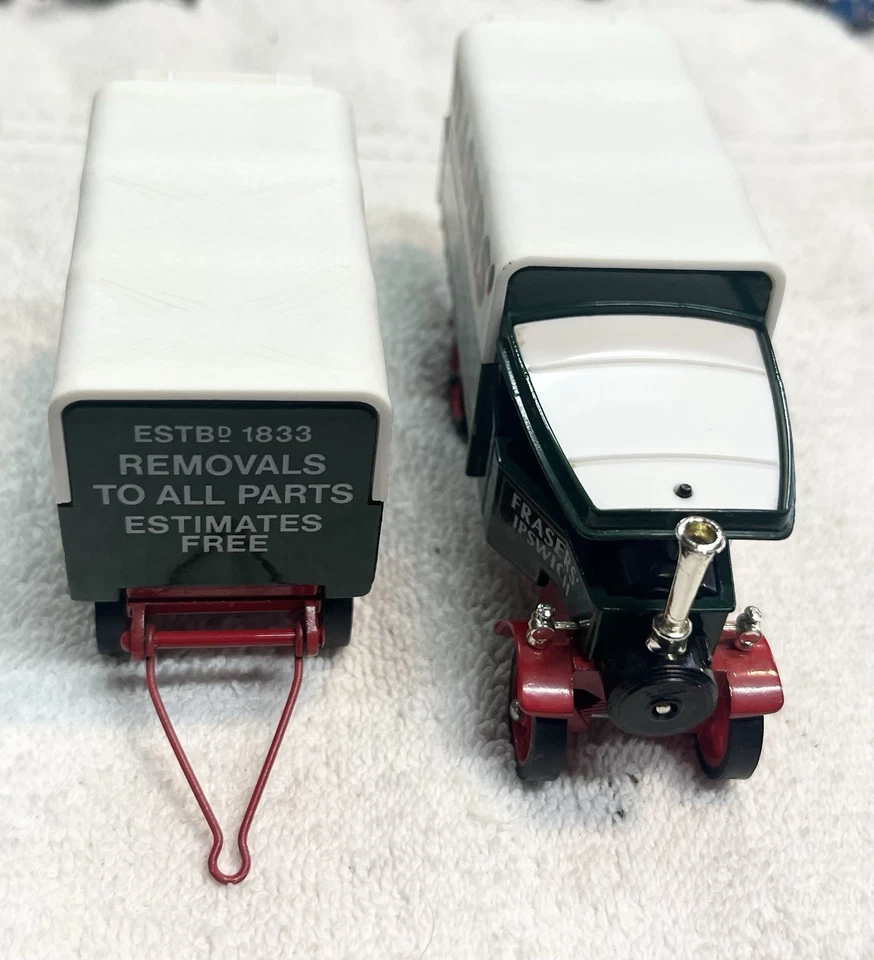 Matchbox MOY  Y-27 Fraser’s House Furnishers 22 C Type Steam Wagon And Trailer - Image 4 of 4