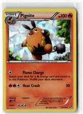 2018 Pokemon Pignite (Cracked Ice Holo) 017/114 Promo LP + Free Gift