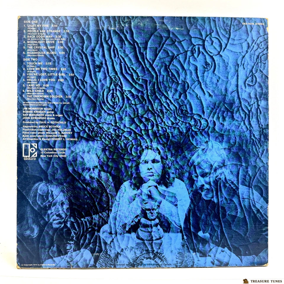 The Doors – 13 Vinyl (LP, Compilation, Reissue, Stereo) EKS 74079 - Image 3 of 4