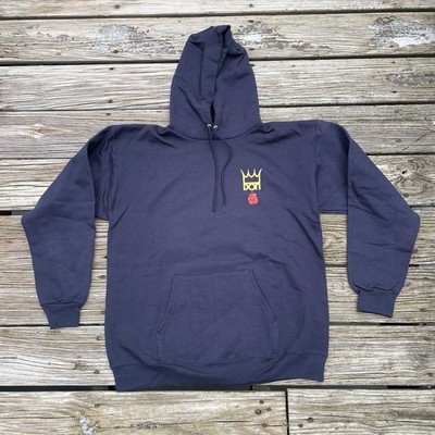 VTG Only in America BOXING Gloves Don KING logo Hoodie sweatshirt NEW M Hip Hop