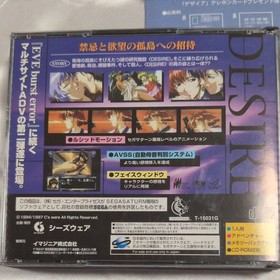 Sega Saturn DESIRE Desire Game Software Imagineer Japan