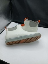Grundens - Deck-Boss Ankle Boot, White, Size 10 (Light Wear)