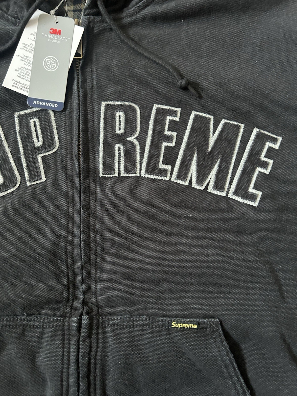Supreme Reflective Arc Hooded Work Jacket image 8