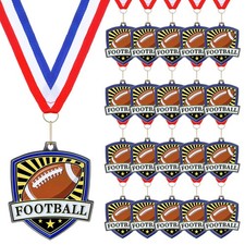 20 Pcs 10/20 /30/40 Pcs Award Medals Bulk Sports Medals with Neck Ribbons 2.4...