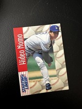 (B) HIDEO NOMO LOS ANGELES DODGERS  #16 1997 KENNER STARTING LINEUP CARD Oddball
