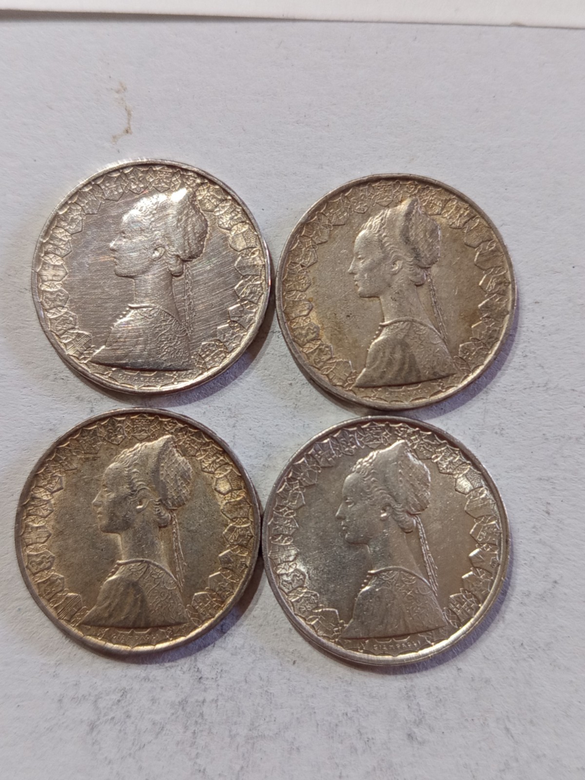 4 Pezzi Di 500 Lire 1958 Prezzo Per Tutti E 4 Le Monete