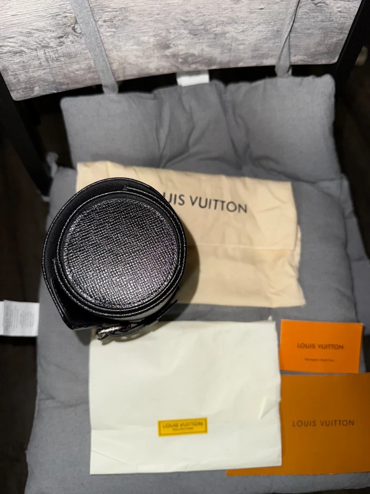 Louis Vuitton Rare black 3 Watch Case - Image 3 of 4