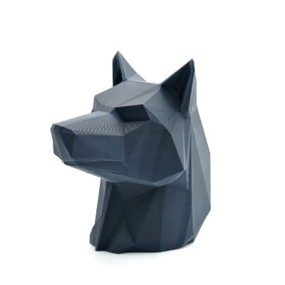 Artistic Car Hitch Protector with Wolf Head 50MM Rustproof Cap Easy Mounting