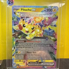 Pikachu ex #57 Prices | Pokemon Surging Sparks | Pokemon Cards